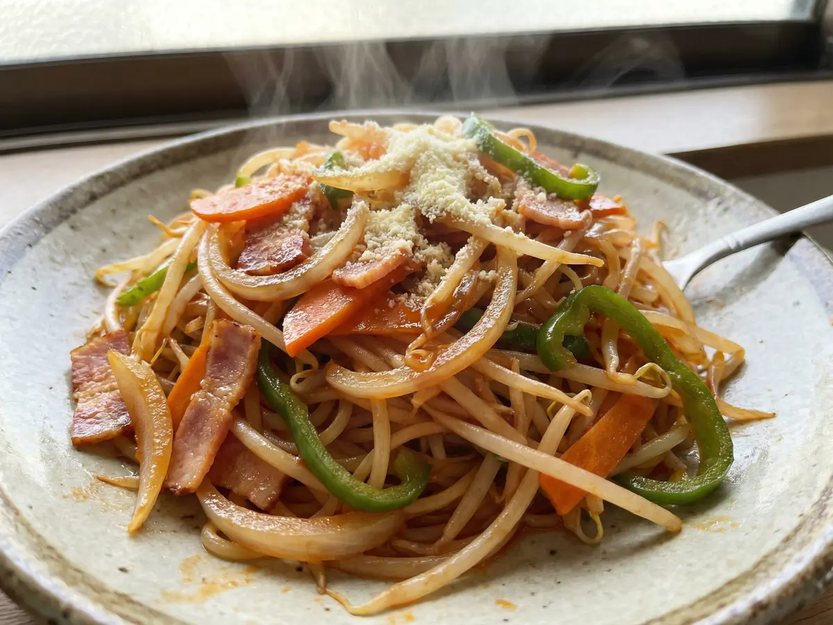 もやしナポリタン