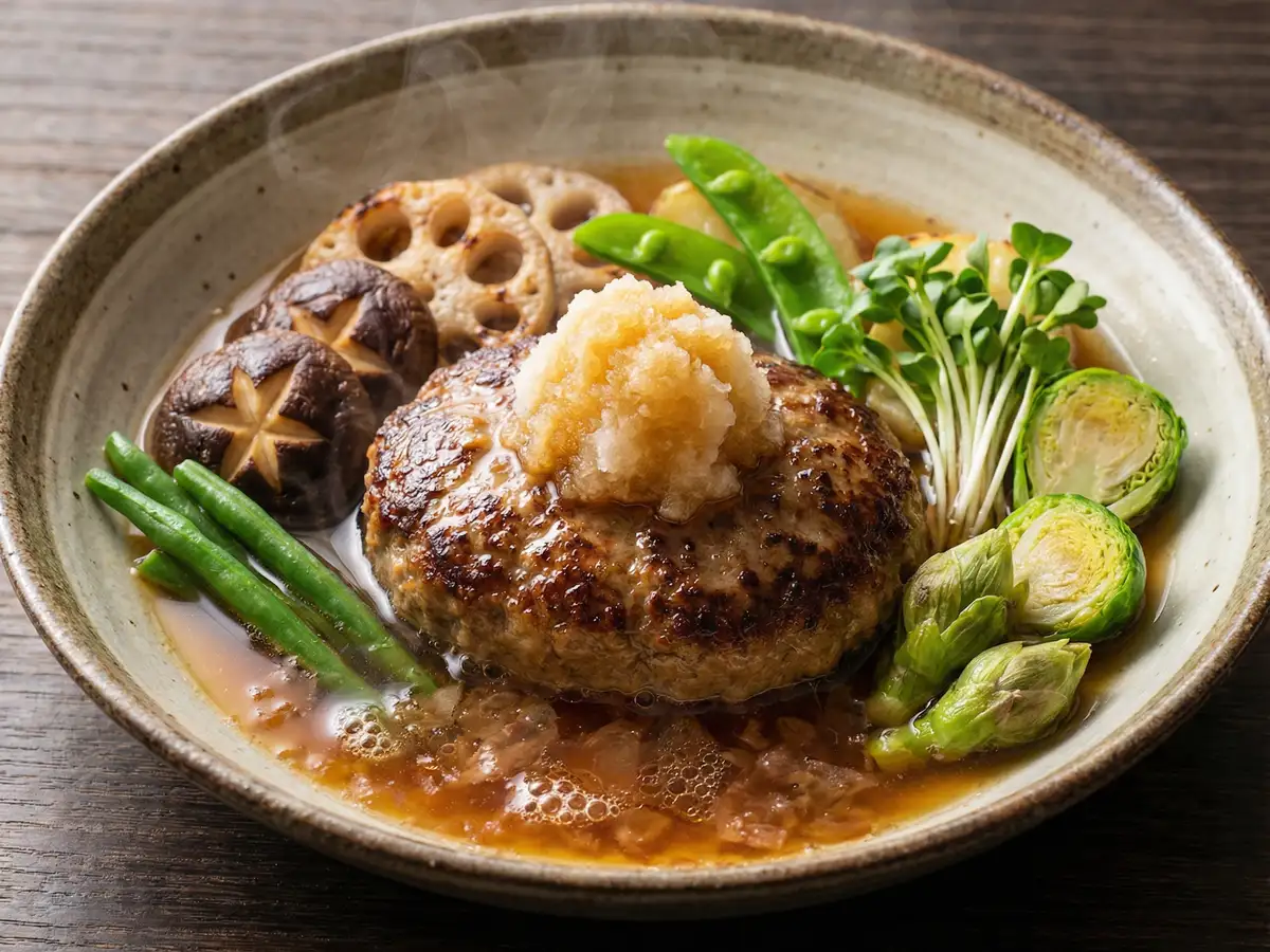 和風煮込みハンバーグ