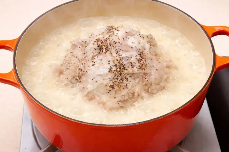 【DayDay】カリフラワーと豆乳の真っ白鍋のレシピ 亜希のざっくりキッチン新しい鍋