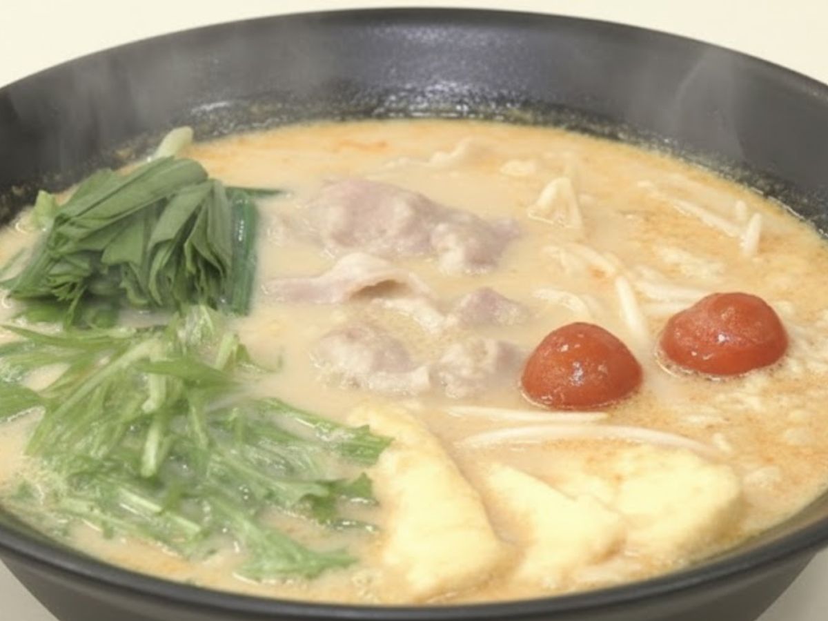 豆乳トマト坦々鍋