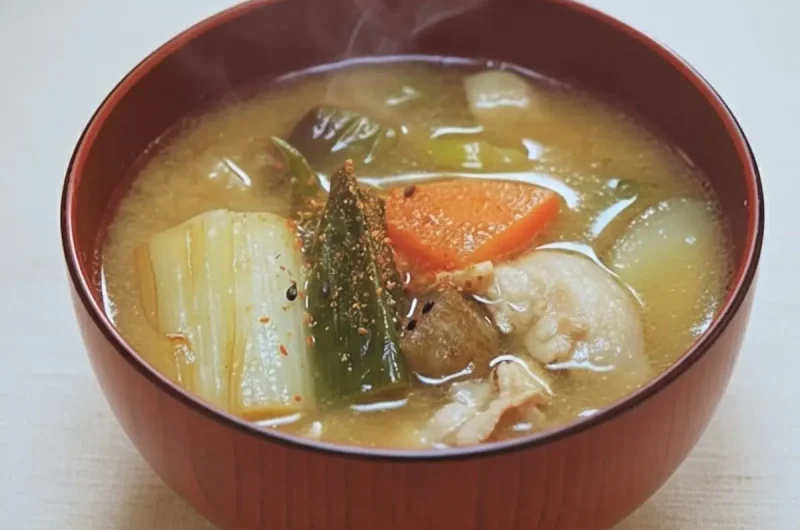 【相葉マナブ】焼きネギの豚汁のレシピ 旬の産地ごはんネギ