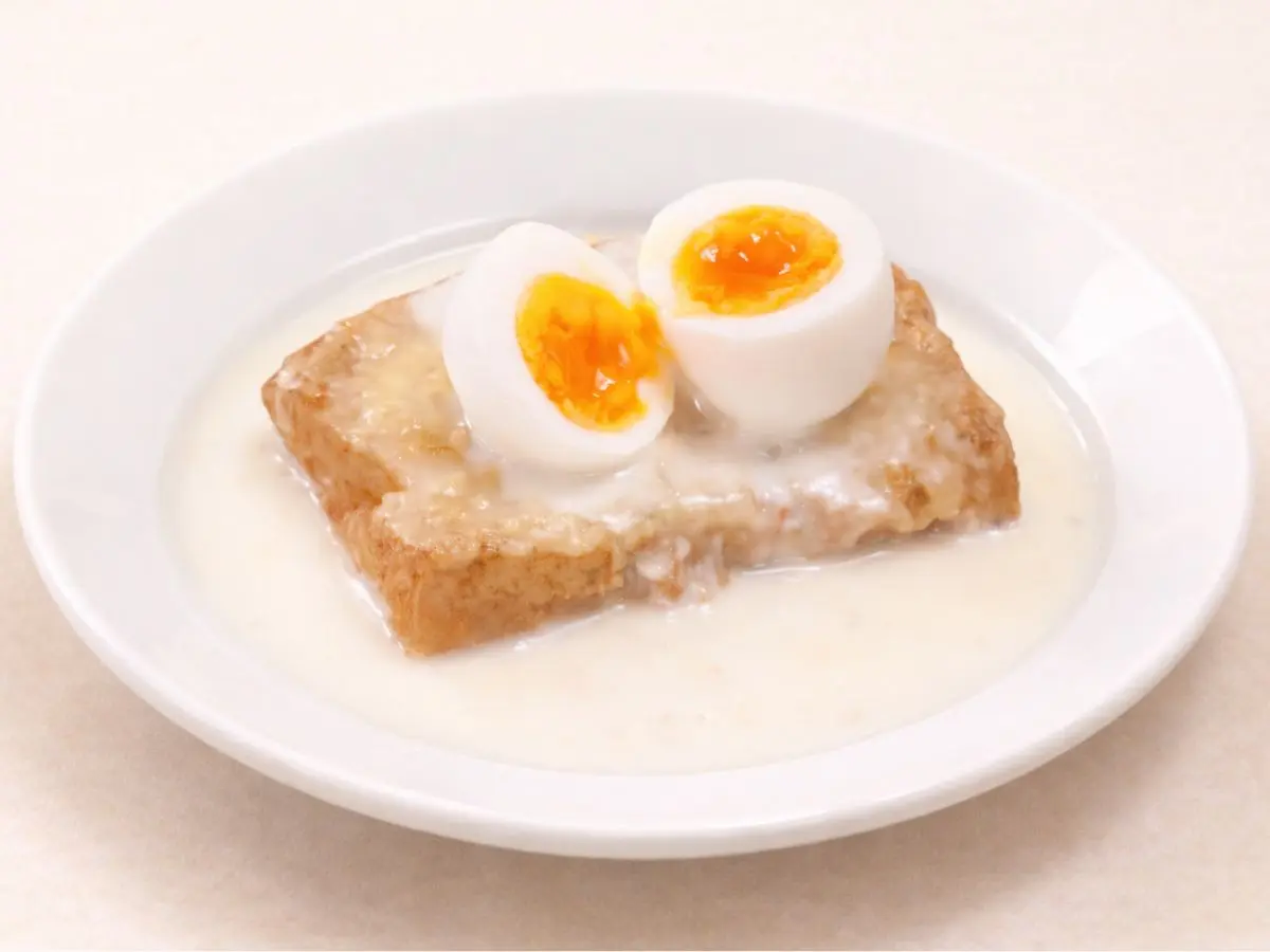 厚揚げのクリームスープ