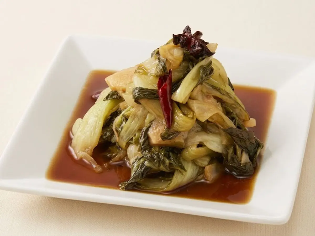 チンゲンサイのしょうゆ煮込み