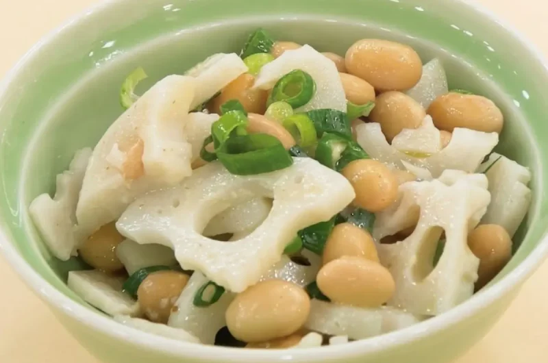 【あさイチ】大豆とれんこんのわさび酢あえのレシピ 斉藤辰夫さんのみんなゴハンだよ