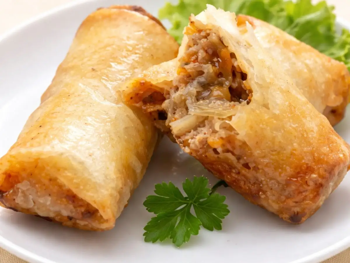 きんぴらごぼうの春巻き