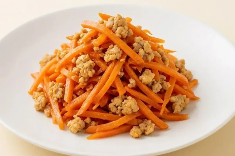 【きょうの料理】春にんじんの豚そぼろのレシピ 大原千鶴さん