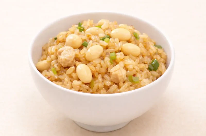 【きょうの料理】ひたし豆と鶏肉のチャーハンのレシピ 栗原はるみのキッチン日和