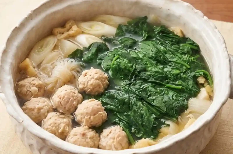 【相葉マナブ】ほうれん草の肉団子鍋のレシピ ほうれん草の旬の産地ごはん