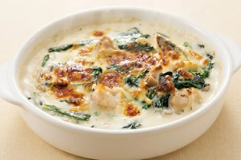 【相葉マナブ】ほうれん草のグラタンのレシピ ほうれん草の旬の産地ごはん