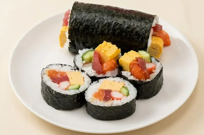 【きょうの料理】かんたん海鮮のり巻きのレシピ しらいのりこさん春のお気楽すし