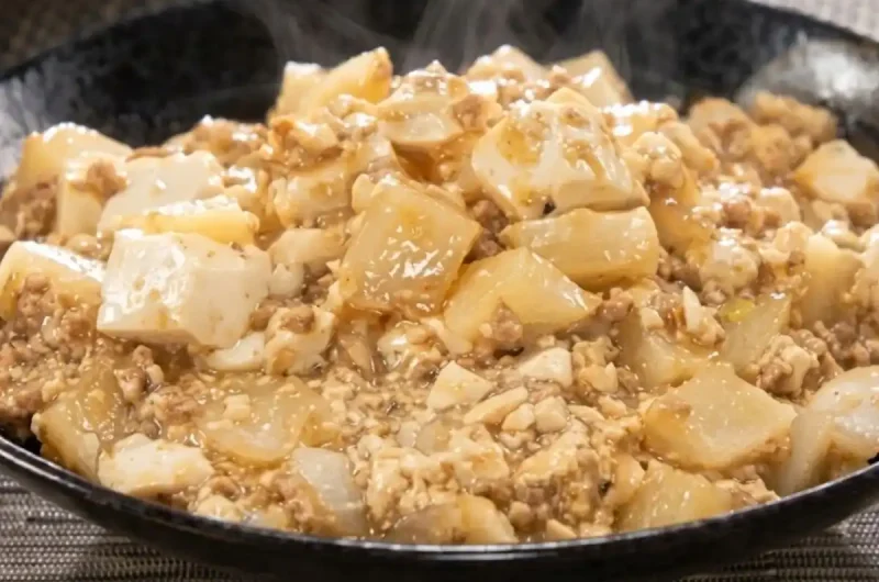 【相葉マナブ】麻婆かぶ豆腐のレシピ かぶの旬の産地ごはん