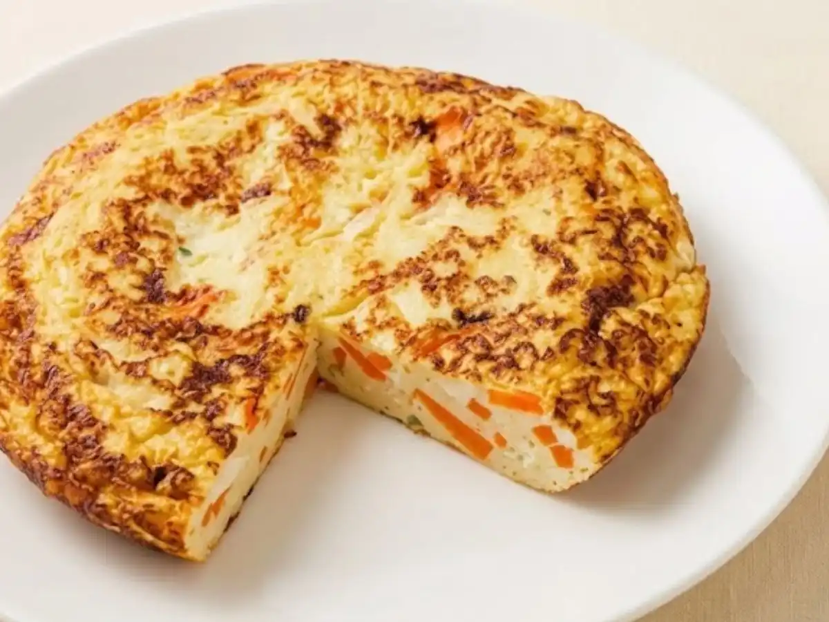 春にんじんと豆腐の卵焼き