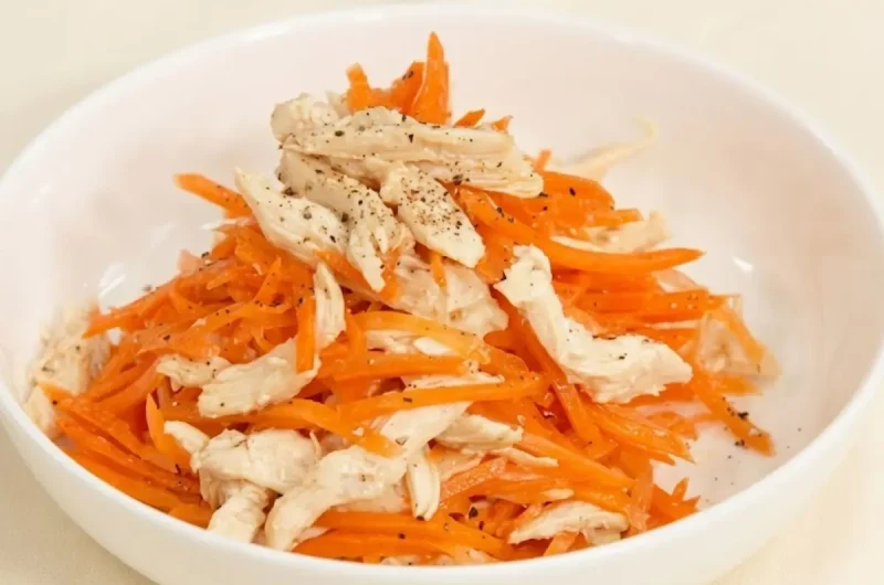 【きょうの料理】にんじんとゆで鶏のマリネのレシピ 飛田和緒さんのわくわく春野菜おかず