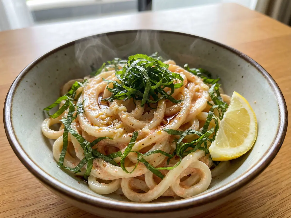 明太大葉うどん