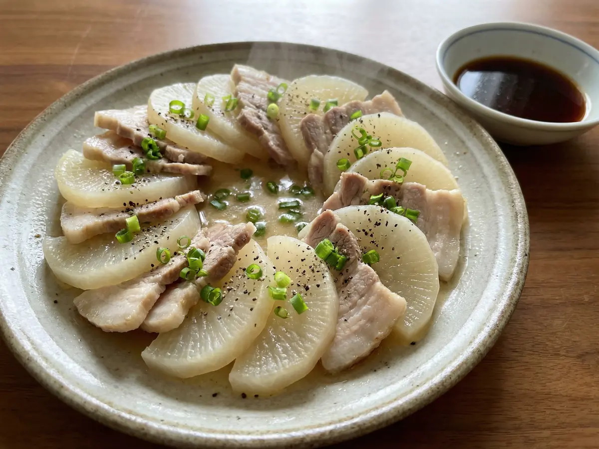 大根と豚バラのチン