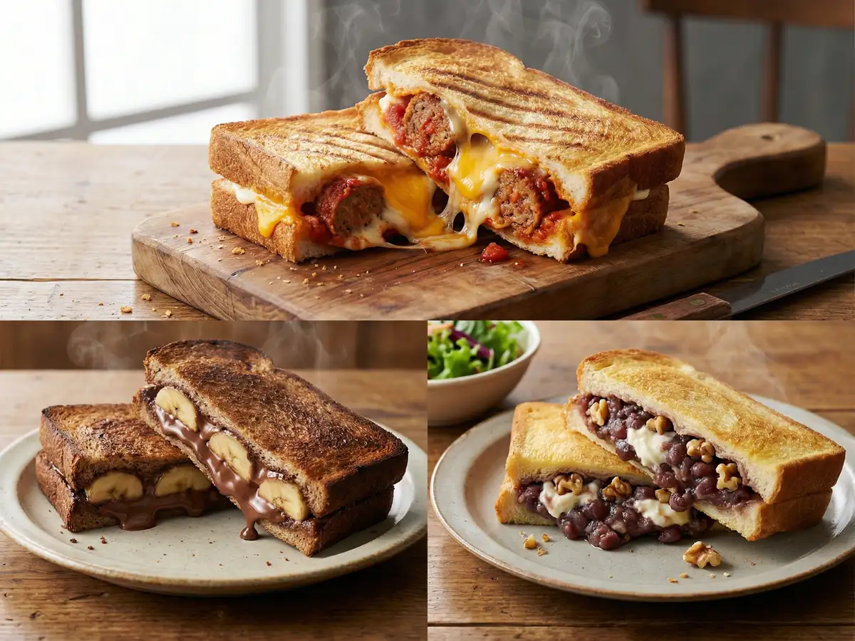 ホットサンド3種