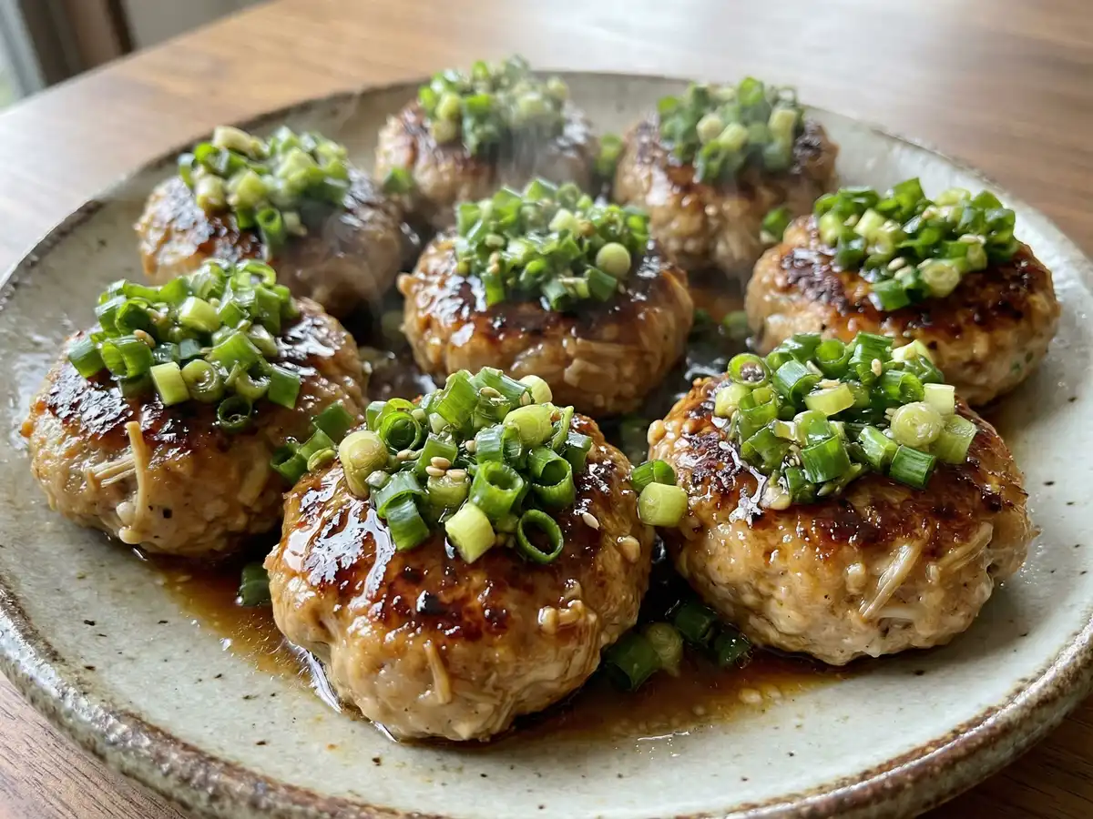 えのき塩つくねのねぎだれ