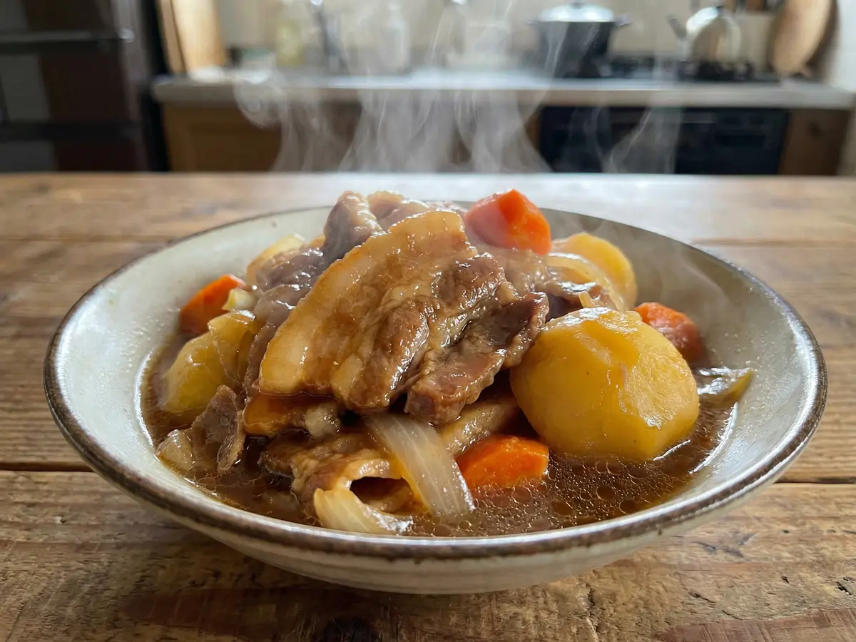 焼肉のたれで絶品肉じゃが