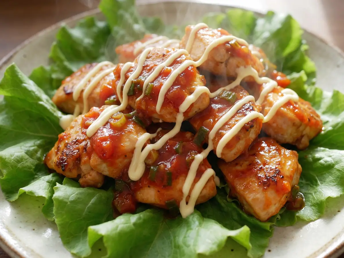 鶏のチリソースマヨ