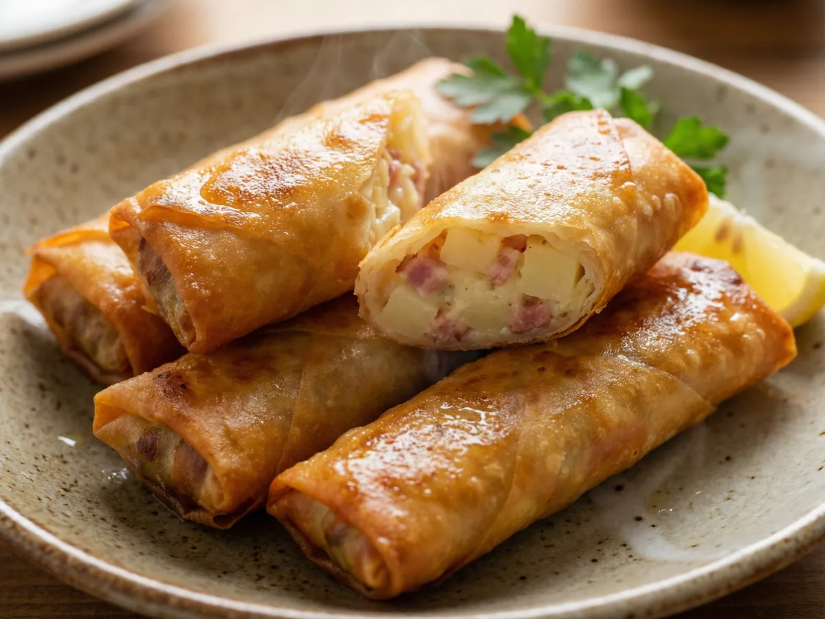 ベーコンポテトパイ風春巻き