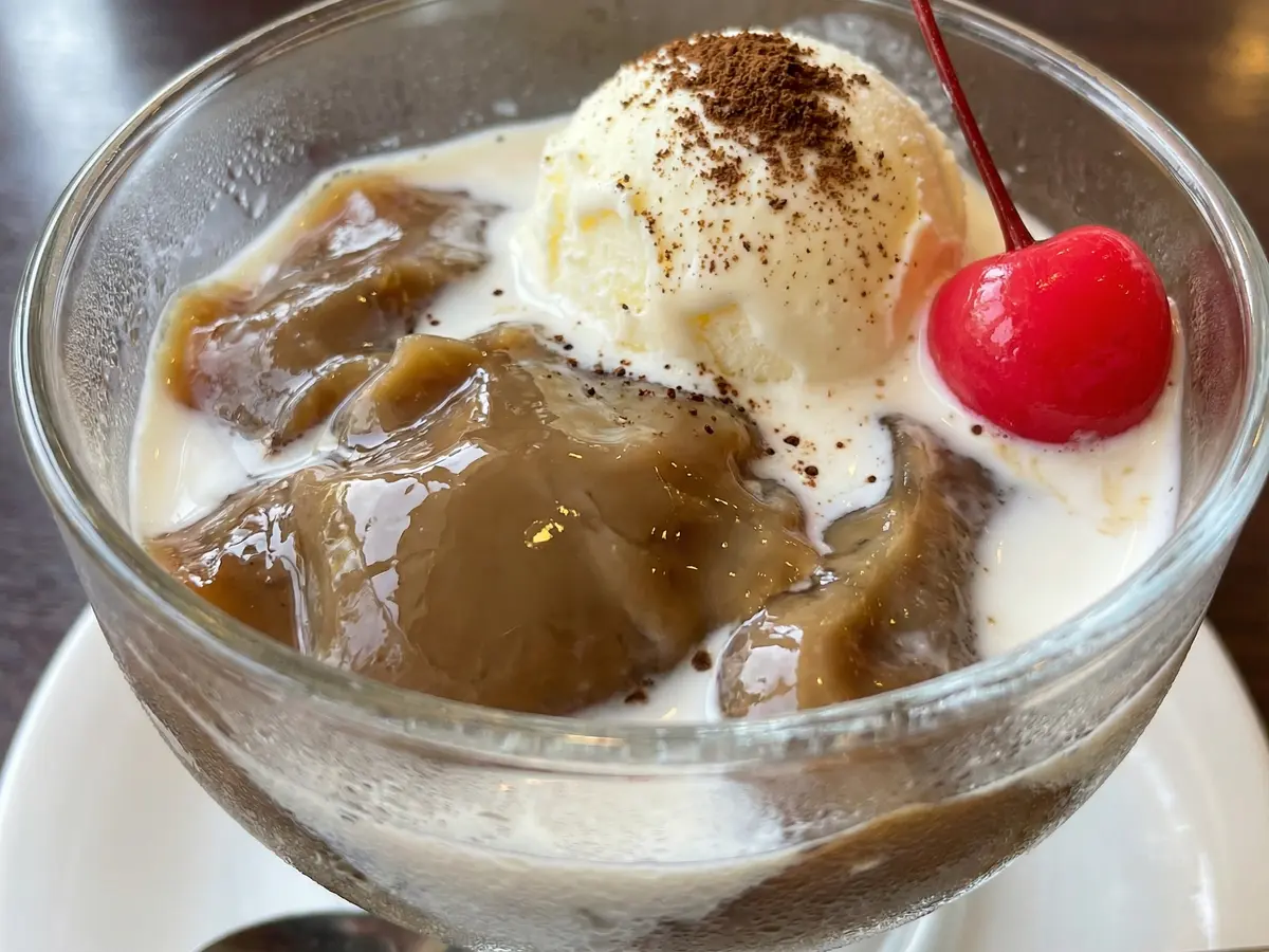 即席コーヒーゼリー