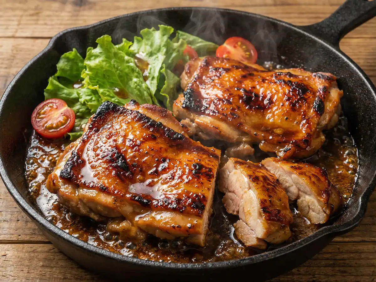 パリパリ照り焼きチキン