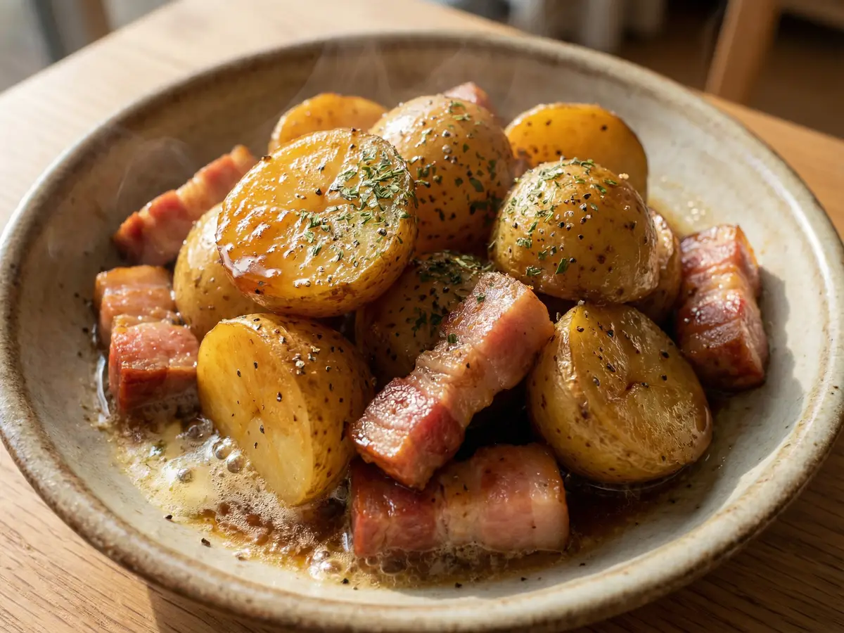 新じゃがの甘辛バターしょうゆ