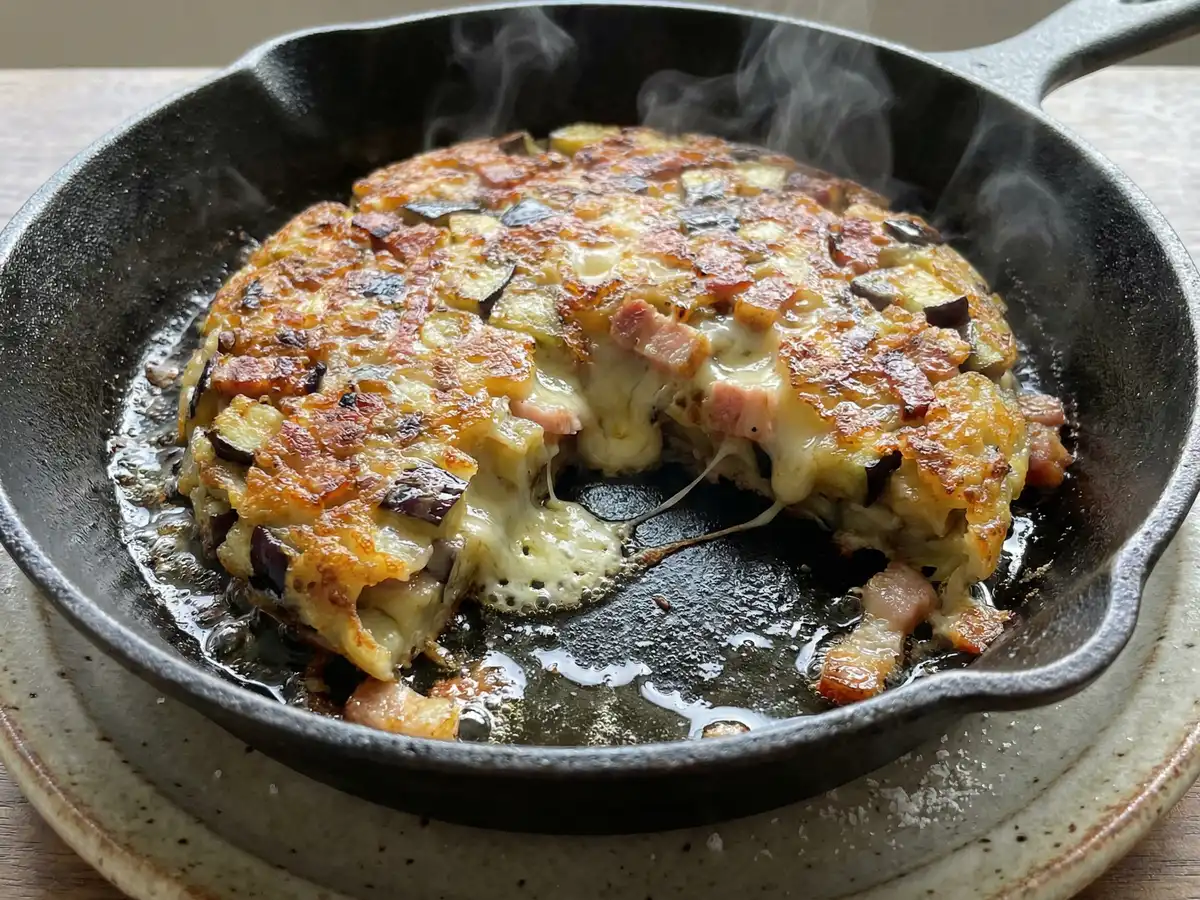 ハッシュドなす