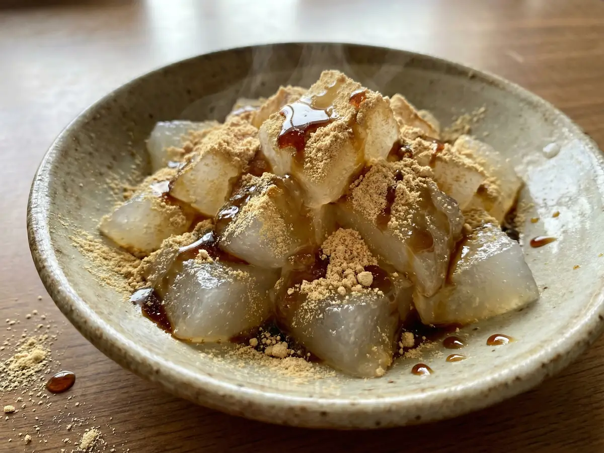 レンジでわらび餅風