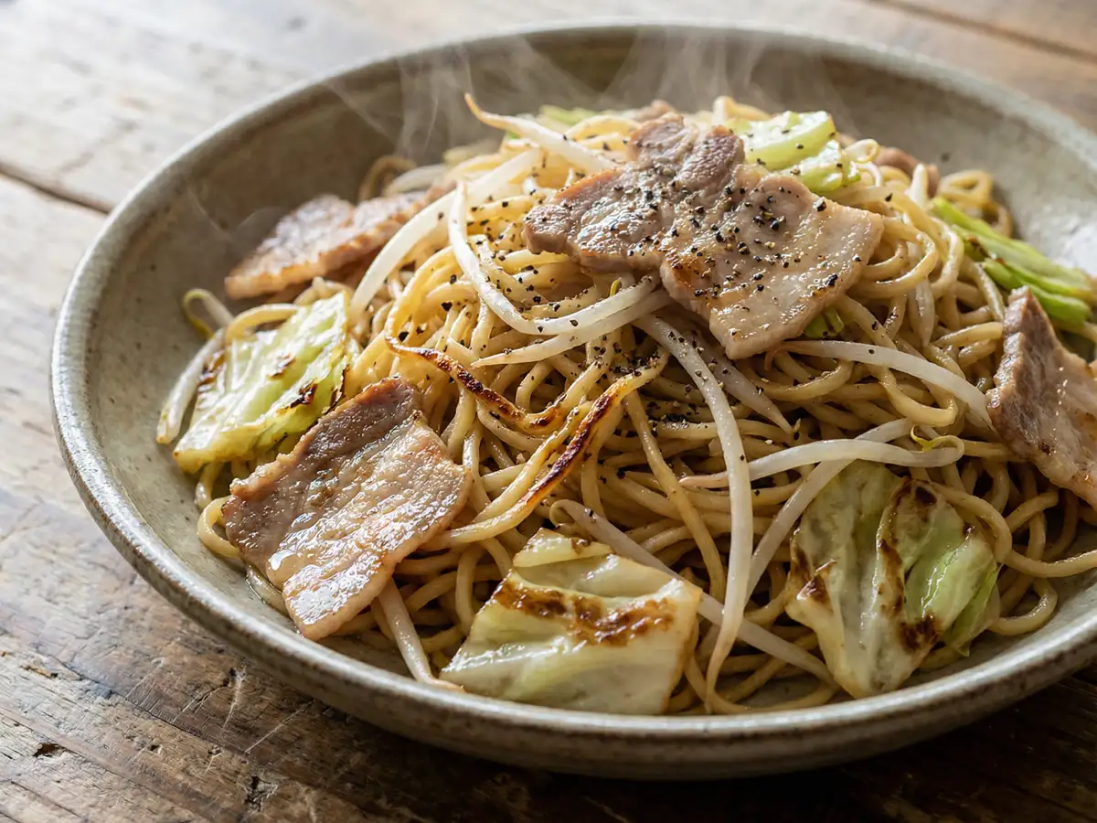 ええ麺使った塩焼きそば