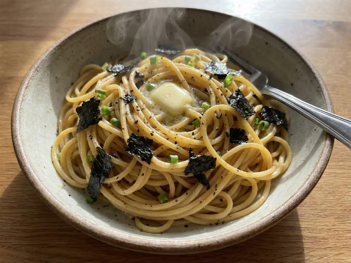 のりバターパスタ