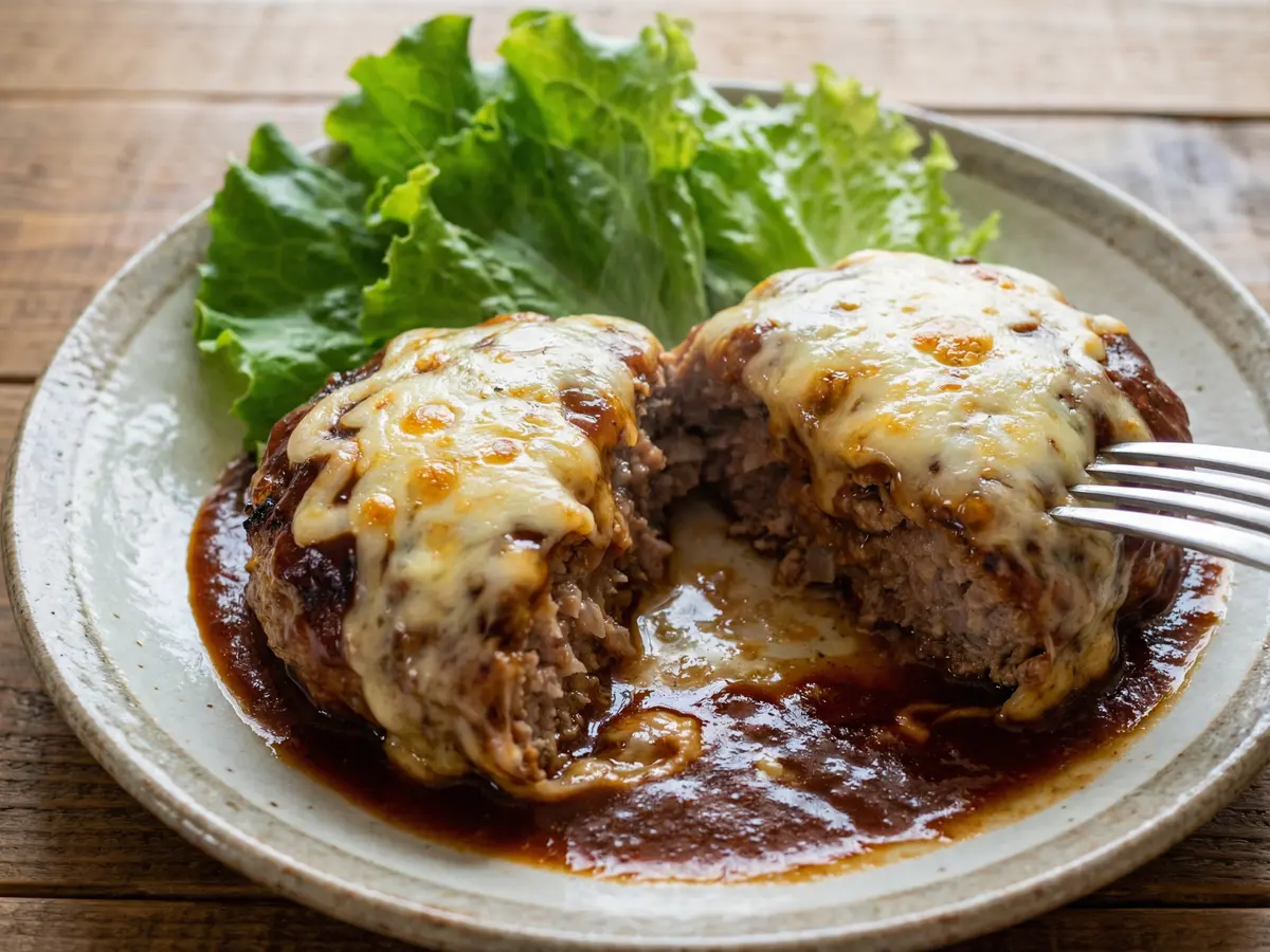 やわらかチーズハンバーグ