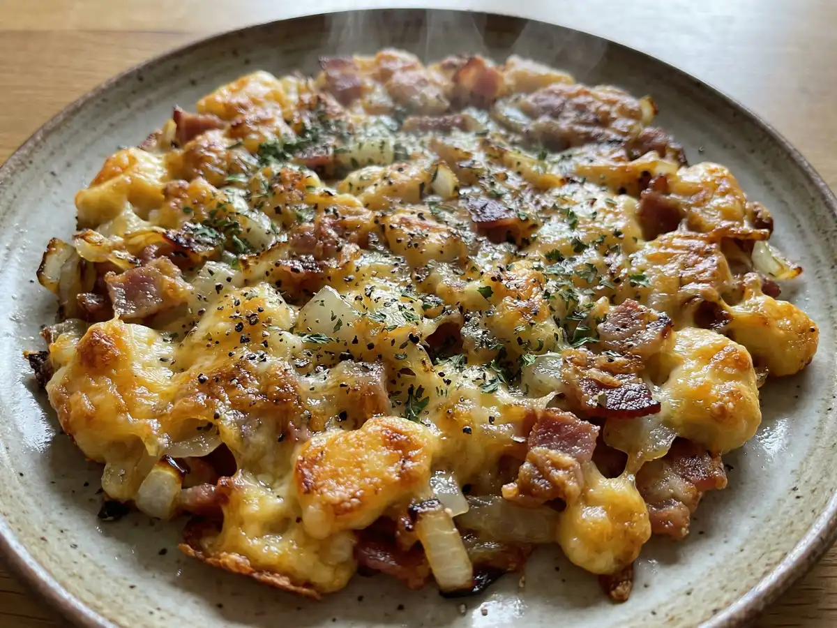 ハッシュドオニオンチーズ