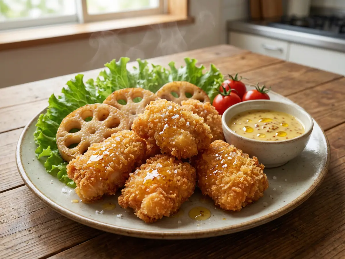 カリカリチキンのハニーマスタード