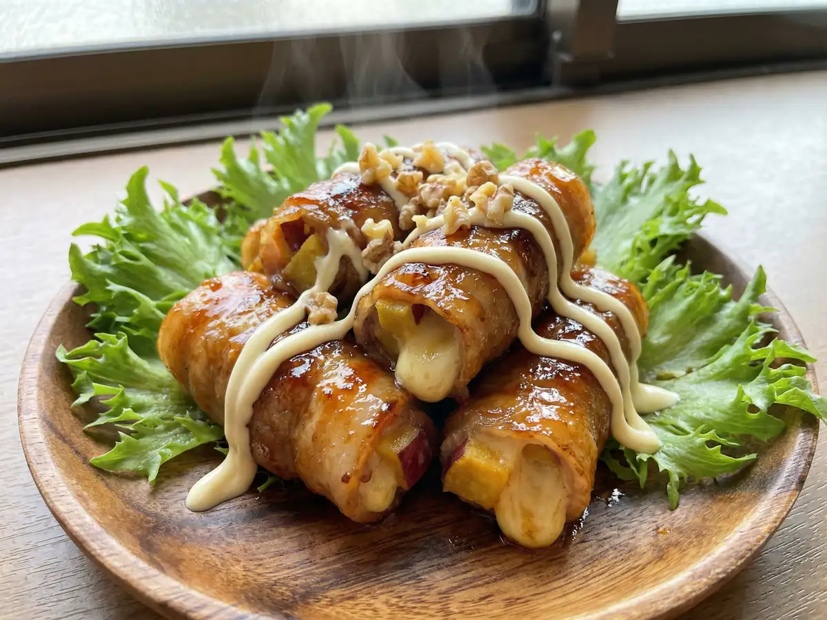 さつまいものチーズ肉巻き