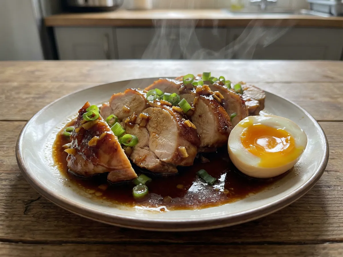 解凍不要！レンジで鶏チャーシュー