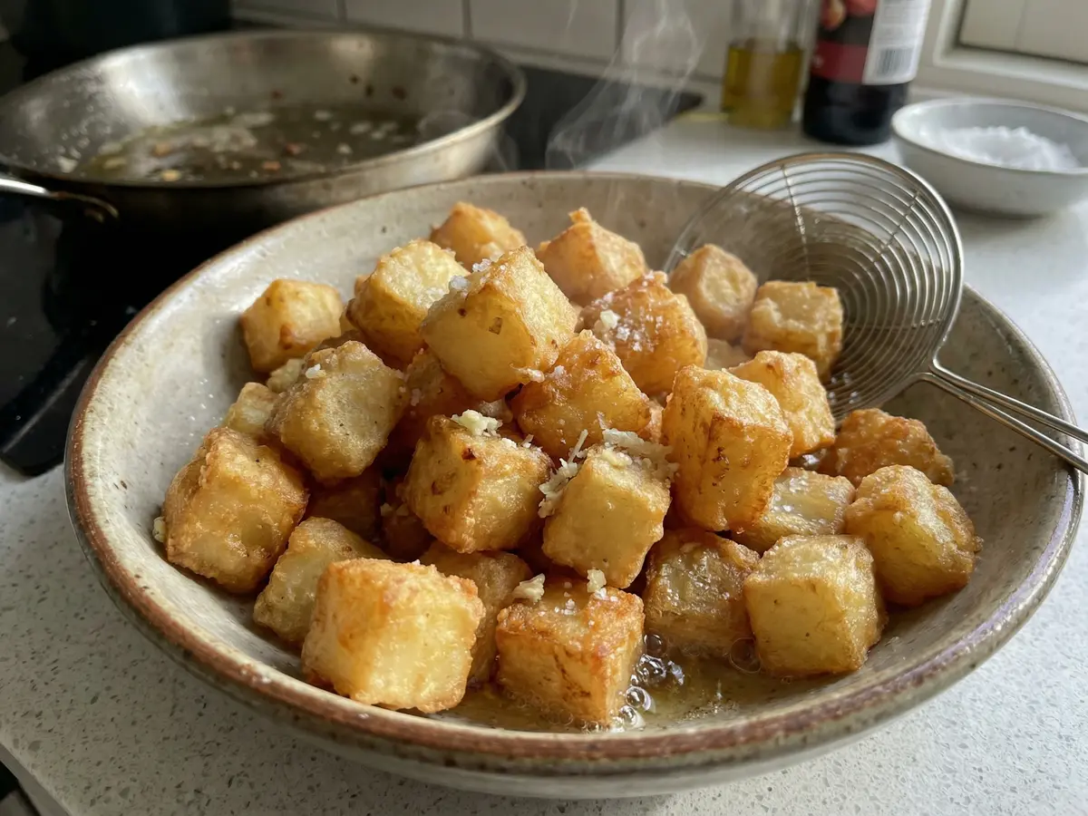 塩ガーリックポテト