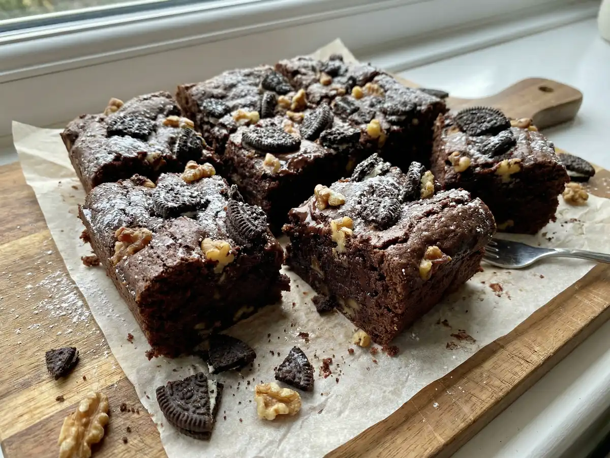 レンジでザクザクブラウニー