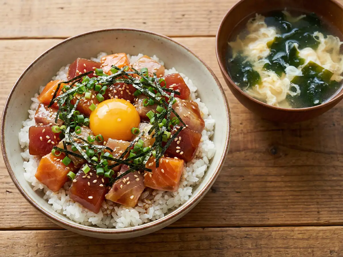おさかなユッケ丼