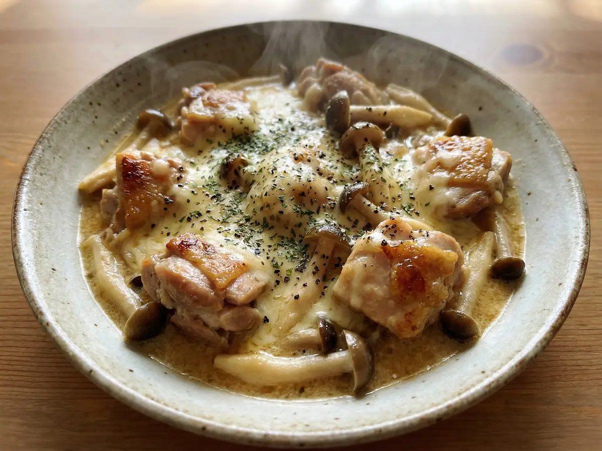 濃厚みそチーズクリームチキン