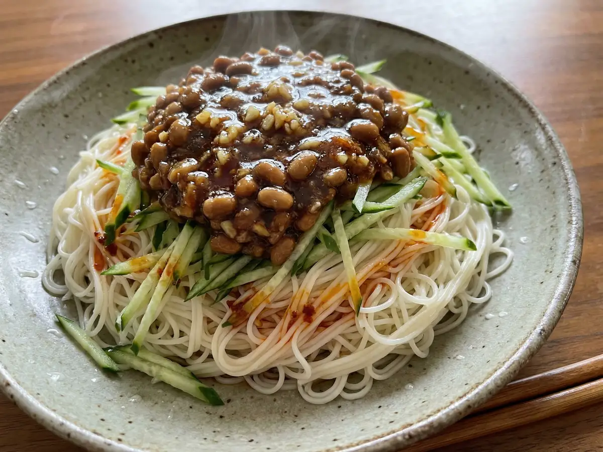 つるつるきゅうりのジャージャー麺