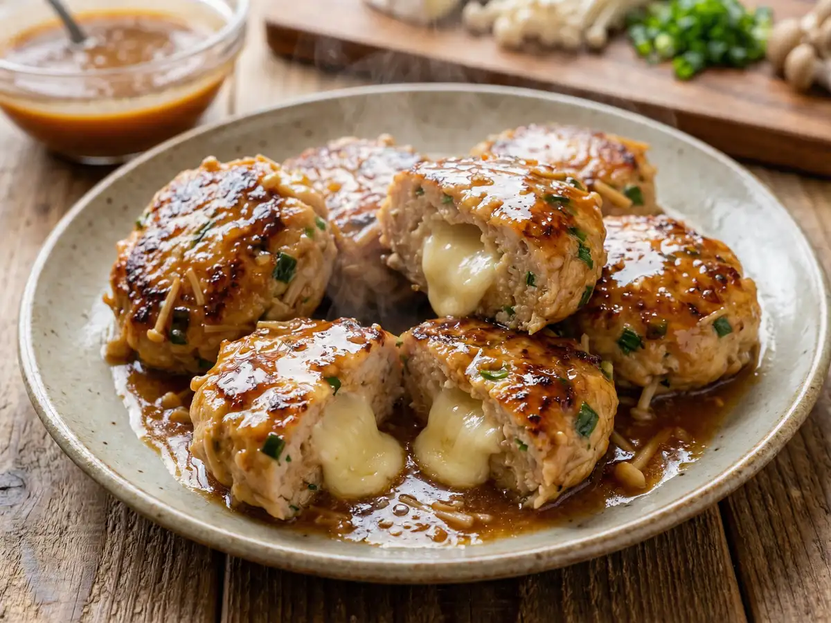 チーズつくね みそ照り焼きソース