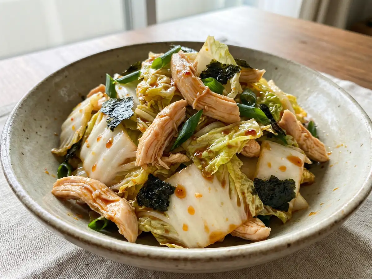 白菜のちぎりあえ