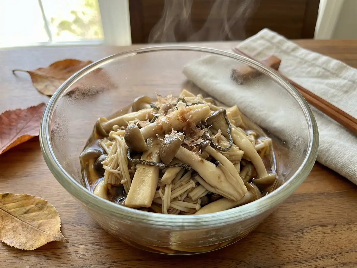 レンチンおひたし～秋～