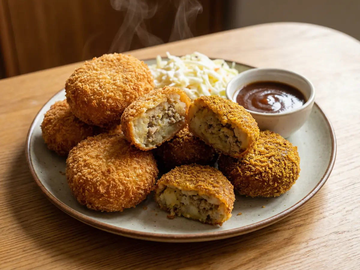 一緒につくるコロッケ