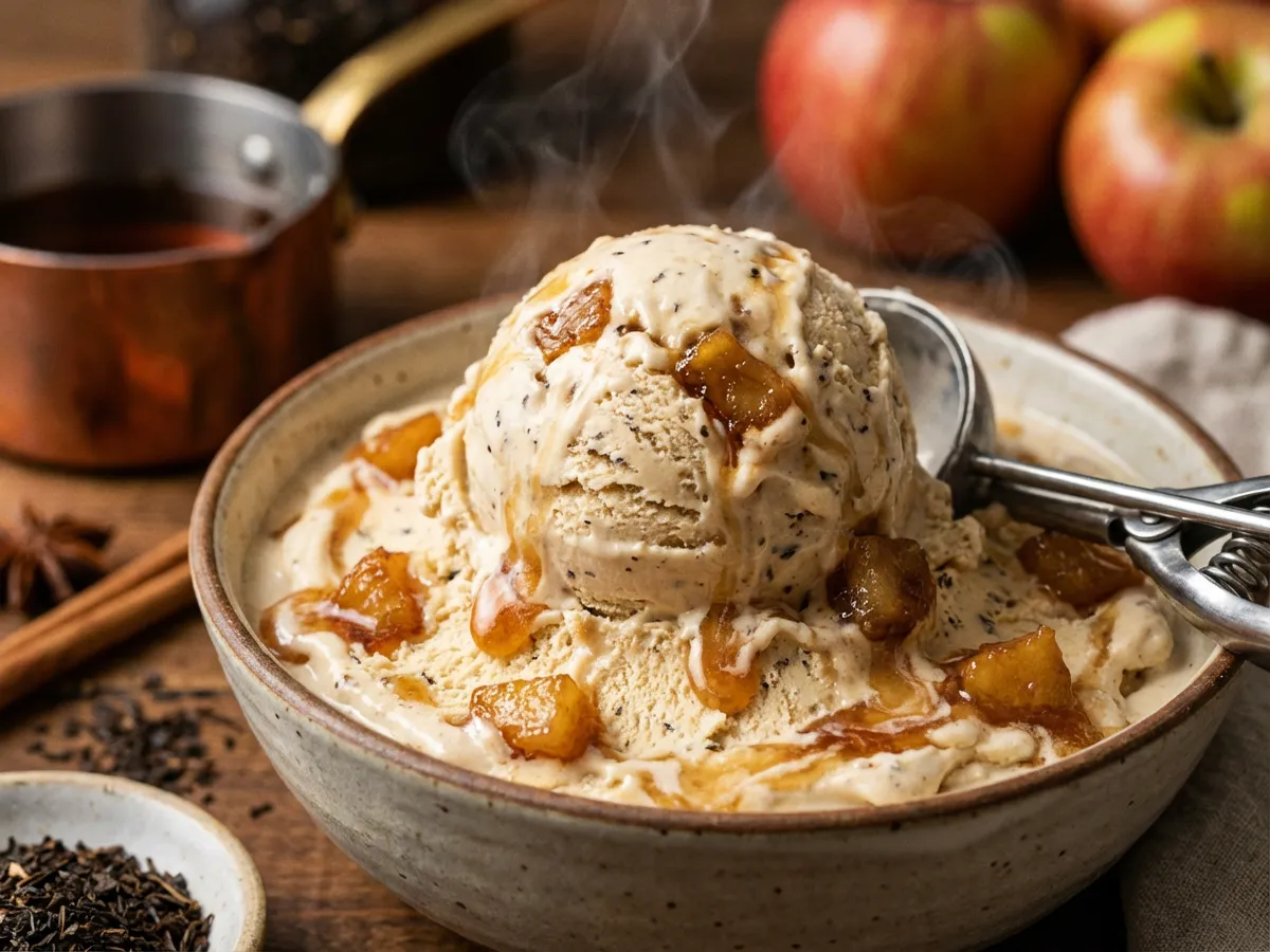 アップルロイヤルミルクティーアイスクリーム