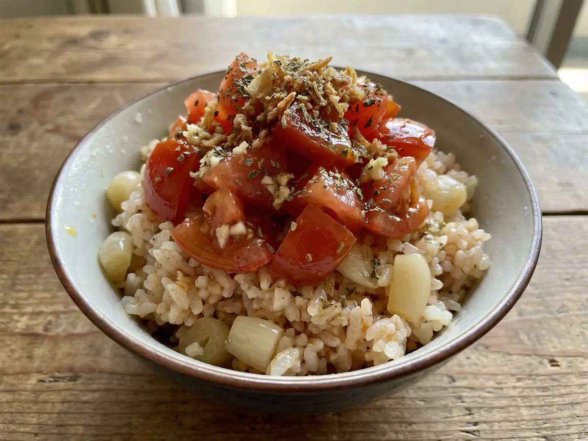 トマトが主役丼