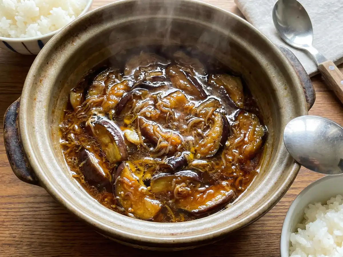 トロトロなすじゃこだれ