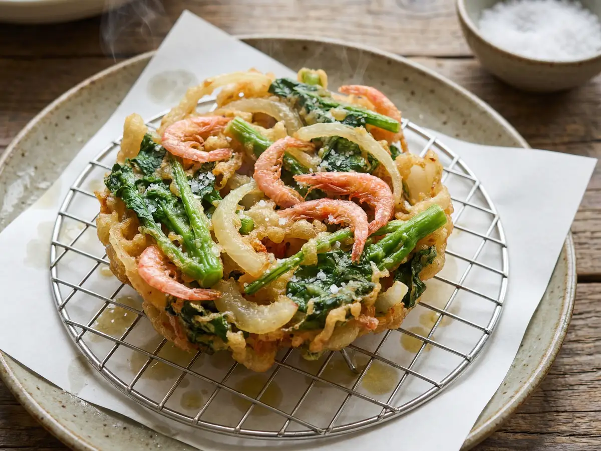 つるむらさきの香り揚げ