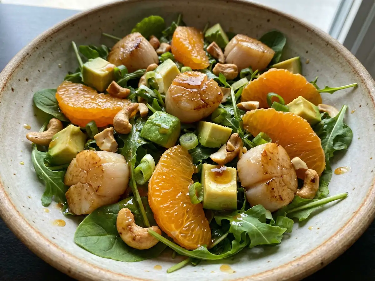 せとかと帆立ての具だくさんサラダ